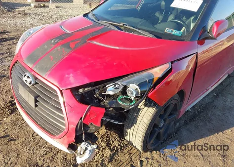 2015 Hyundai Veloster Turbo from USA, damaged, VIN KMHTC6AE3FU230677